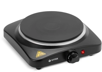 Плита Электрическая Vitek VT-3703 черный (настольная) - купить недорого с доставкой в интернет-магазине