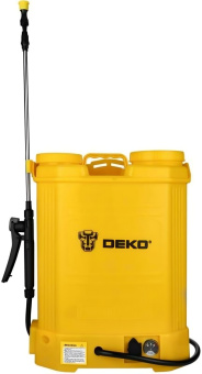 Опрыскиватель Deko DKSP10 аккум. ранц. 16л желтый (065-0954) - купить недорого с доставкой в интернет-магазине