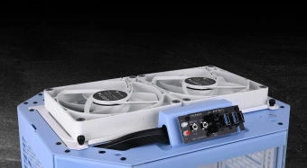 Корпус Thermaltake The Tower 300 Hydrangea голубой без БП mATX 8x120mm 6x140mm 2xUSB3.0 audio bott PSU - купить недорого с доставкой в интернет-магазине