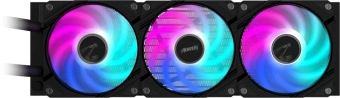 Система водяного охлаждения Gigabyte Aorus Waterforce II 360 ARGB Soc-AM5/AM4/1200/1700/1851 черный 4-pin 12.8-36.9dB Al Ret (GP-AORUS WATERFORCE II 360) - купить недорого с доставкой в интернет-магазине