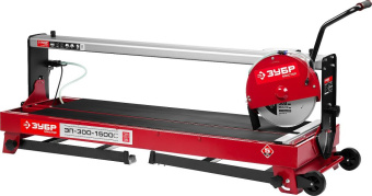 Плиткорез электрический Зубр ЭП-300-1500C 1500Вт красный/черный - купить недорого с доставкой в интернет-магазине