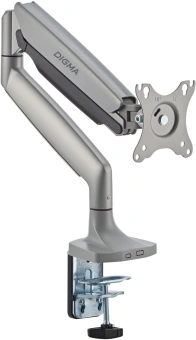 Кронштейн для мониторов ЖК Digma D-MM301 серый 17"-45" макс.15кг крепление к столешнице поворот и наклон - купить недорого с доставкой в интернет-магазине