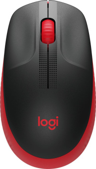 Мышь Logitech M190 черный/красный оптическая 1000dpi беспров. USB 2but (910-005908) - купить недорого с доставкой в интернет-магазине