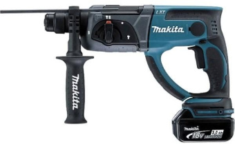 Перфоратор Makita DHR202RF патрон:SDS-plus уд.:1.9Дж аккум. (кейс в комплекте) - купить недорого с доставкой в интернет-магазине