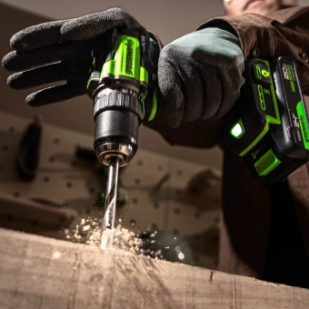 Дрель-шуруповерт Greenworks DD560 аккум. патрон:быстрозажимной (3708407CUA) - купить недорого с доставкой в интернет-магазине