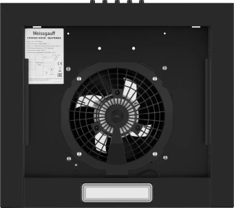 Вытяжка каминная Weissgauff Box 40 PB черный управление: кнопочное (1 мотор) - купить недорого с доставкой в интернет-магазине
