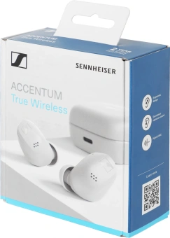 Гарнитура внутриканальные Sennheiser Accentum True Wireless белый беспроводные bluetooth в ушной раковине (ACCENTUM TRUE WIRELESS WH) - купить недорого с доставкой в интернет-магазине