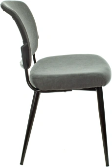 Стул для дома Бюрократ CH-K8 серый Alfa 44 металл черный на ножках (CH-K8_1/GREY) - купить недорого с доставкой в интернет-магазине