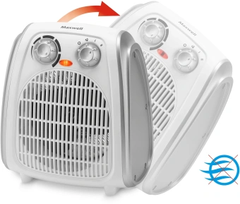 Тепловентилятор Maxwell MW-3458 2000Вт белый - купить недорого с доставкой в интернет-магазине