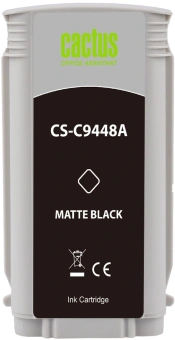Картридж струйный Cactus CS-C9448A №70 черный матовый (130мл) для HP DJ Z3100 с чипом - купить недорого с доставкой в интернет-магазине