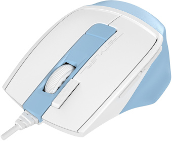 Мышь A4Tech Fstyler FM45S Air голубой/белый оптическая 2400dpi silent USB 7but (FM45S AIR USB (LCY BLUE)) - купить недорого с доставкой в интернет-магазине