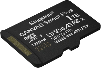 Флеш карта microSDXC 1TB Kingston SDCS3/1TBSP Canvas Select Plus V30 A1 w/o adapter - купить недорого с доставкой в интернет-магазине