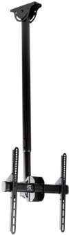 Кронштейн для телевизора Arm Media LCD-1700 черный 26"-65" макс.55кг потолочный наклон - купить недорого с доставкой в интернет-магазине