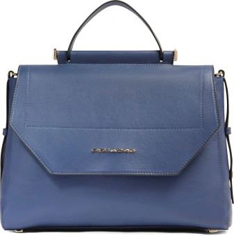 Сумка женская Piquadro Circle BD6777W92/BLU4 синяя натур.кожа - купить недорого с доставкой в интернет-магазине