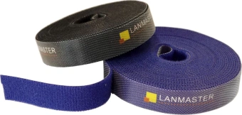 Хомут-липучка Lanmaster LAN-VCM5M-BK 5000x20мм (упак:1шт) нейлон 6.6 внутри помещений черный - купить недорого с доставкой в интернет-магазине