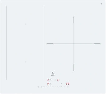 Индукционная варочная поверхность Lex EVI 631A WH белый - купить недорого с доставкой в интернет-магазине