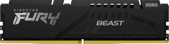 Память DDR5 16Gb 4800MHz Kingston KF548C38BB-16 Fury Beast RTL Gaming PC5-38400 CL38 DIMM 288-pin 1.1В single rank - купить недорого с доставкой в интернет-магазине