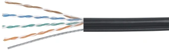 Кабель информационный Cabeus UTP-4P-CAT.5E-SOLID-ST-OUT кат.5E U/UTP 4 пары PE внешний 305м черный - купить недорого с доставкой в интернет-магазине