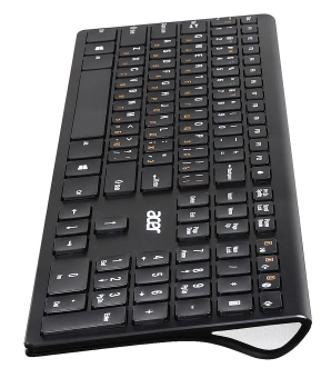 Клавиатура + мышь Acer OKR030 клав:черный мышь:черный USB беспроводная slim Multimedia (ZL.KBDEE.005) - купить недорого с доставкой в интернет-магазине