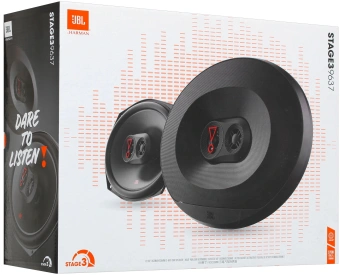 Колонки автомобильные JBL Stage3 9637 375Вт 93дБ 3Ом 15x23см (6x9дюйм) (ком.:2кол.) коаксиальные трехполосные - купить недорого с доставкой в интернет-магазине