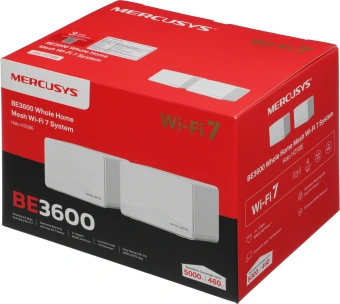 Роутер беспроводной Mercusys Halo H25BE (HALO H25BE(2-PACK)) BE3600 10/100/1000BASE-TX белый (упак.:2шт) - купить недорого с доставкой в интернет-магазине