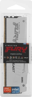 Память DDR5 32GB 6000MHz Kingston KF560C30BWEA-32 Fury Beast RGB RTL Gaming PC5-48000 CL30 DIMM 288-pin 1.4В kit single rank с радиатором Ret - купить недорого с доставкой в интернет-магазине