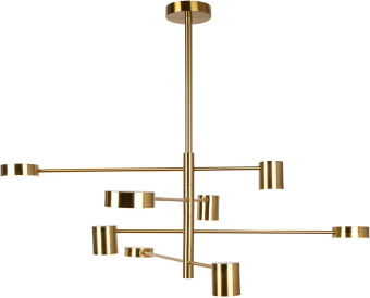 Люстра Hiper Abby H831-1 потолоч. 4000K цв.св.:белый нейтральный золотистый - купить недорого с доставкой в интернет-магазине