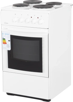 Плита Электрическая Flama AE 1403 W белый эмаль - купить недорого с доставкой в интернет-магазине