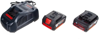 Батарея аккумуляторная Bosch GBA 18В 5Ач Li-Ion (З/У в компл.) (1600A00B8J) - купить недорого с доставкой в интернет-магазине