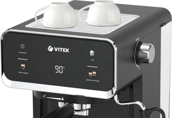 Кофеварка рожковая Vitek VT-1516 1000Вт черный - купить недорого с доставкой в интернет-магазине
