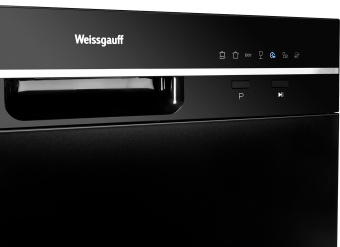 Посудомоечная машина Weissgauff TDW 4017 D черный (компактная) - купить недорого с доставкой в интернет-магазине
