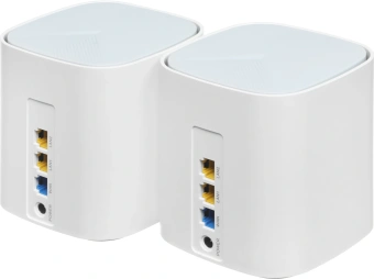 Бесшовный Mesh роутер Netis Neme X30S (NEME X30S (2 PACK)) AX3000 10/100/1000BASE-TX белый (упак.:2шт) - купить недорого с доставкой в интернет-магазине