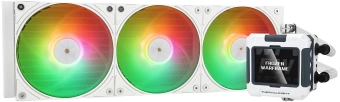 Система водяного охлаждения Thermalright Frozen Warframe 360 ARGB Soc-AM5/AM4/1200/1700/1851 белый 4-pin 29.8dB Al LCD Ret (F-WFRAME-360-WH-ARGB) - купить недорого с доставкой в интернет-магазине