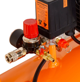 Компрессор поршневой Вихрь КМП-400/100 масляный 400л/мин 100л 2500Вт оранжевый - купить недорого с доставкой в интернет-магазине