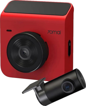 Видеорегистратор 70Mai Dash Cam A400 + Rear Cam Set (A400-1) красный 3.6Mpix 1440x2560 1440p 145гр. NT96570 - купить недорого с доставкой в интернет-магазине