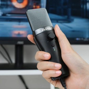 Микрофон проводной A4Tech Bloody GM20 2.3м черный - купить недорого с доставкой в интернет-магазине