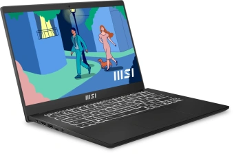 Ноутбук MSI Modern 14 C7M-048US Ryzen 7 7730U 16Gb SSD512Gb AMD Radeon 14" IPS FHD (1920x1080) Windows 11 Home Multi Language black WiFi BT Cam (9S7-14JK12-048) - купить недорого с доставкой в интернет-магазине