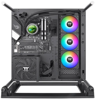 Система водяного охлаждения Thermaltake TH360 V2 Ultra EX ARGB Soc-AM5/AM4/1200/1700/1851 черный 4-pin 28.5dB Al LCD Ret (CL-W415-PL12SW-A) - купить недорого с доставкой в интернет-магазине