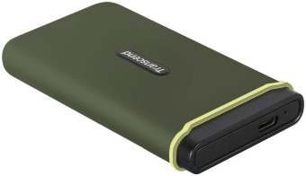 Накопитель SSD Transcend USB-C 1TB TS1TESD380C темно-зеленый - купить недорого с доставкой в интернет-магазине