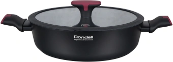Сотейник Rondell Lilac RDA-1981 d=26см (с крышкой) черный - купить недорого с доставкой в интернет-магазине