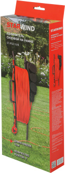 Удлинитель силовой Starwind ST-PS3.10/B 3x1.0кв.мм 3розет. 10м ПВС 10A пласт.рамка оранжевый - купить недорого с доставкой в интернет-магазине