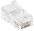 Коннектор Buro (BU-CONRJ45-50PCS) RJ45 прозрачный (упак.:50шт) - купить недорого с доставкой в интернет-магазине