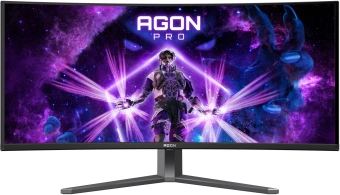 Монитор AOC 34" Agon Pro AG346UCD черный QD OLED LED 21:9 HDMI M/M матовая HAS Piv 1500000:1 250cd 178гр/178гр 3440x1440 175Hz FreeSync Premium DP WQ HD 2K (1440p) USB 10.82кг - купить недорого с доставкой в интернет-магазине