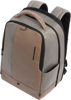 Рюкзак Piquadro Sync CA7188W145/SA песочный/серый натур.кожа/нейлон - купить недорого с доставкой в интернет-магазине