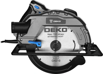 Циркулярная пила (дисковая) Deko CSDK-2500 PRO 2500Вт (ручная) D диска.:210мм (085-1153) - купить недорого с доставкой в интернет-магазине