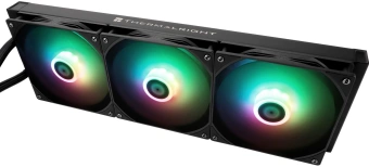 Система водяного охлаждения Thermalright Frozen Warframe 420 ARGB Soc-AM5/AM4/1200/1700/1851 черный 4-pin 29.8dB Al LCD Ret (F-WFRAME-420-BL-ARGB) - купить недорого с доставкой в интернет-магазине
