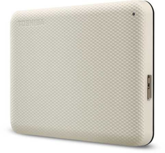 Жесткий диск Toshiba USB3.0 1TB HDTCA10EW3AA Canvio Advance 2.5" белый - купить недорого с доставкой в интернет-магазине
