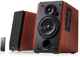 Колонки Edifier R1700BT 2.0 коричневый 66Вт BT - купить недорого с доставкой в интернет-магазине