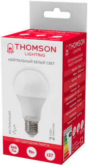 Лампа светодиодная Thomson TH-B2024 10Вт цок.:E27 свеча 220B 4000K св.свеч.бел.нейт. Candle (упак.:1шт) - купить недорого с доставкой в интернет-магазине