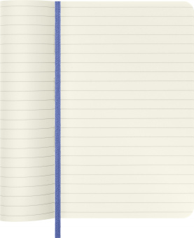 Блокнот Moleskine CLASSIC SOFT QP611B42 Pocket 90x140мм 192стр. линейка мягкая обложка голубая гортензия - купить недорого с доставкой в интернет-магазине